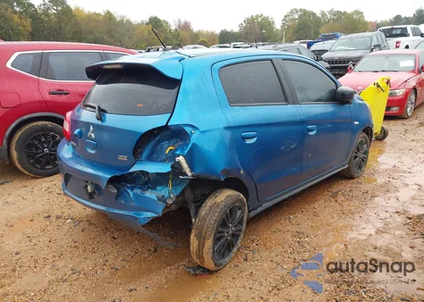 2020 Mitsubishi Mirage Gt/Le из США, поврежденный, VIN ML32A5HJXLH009524